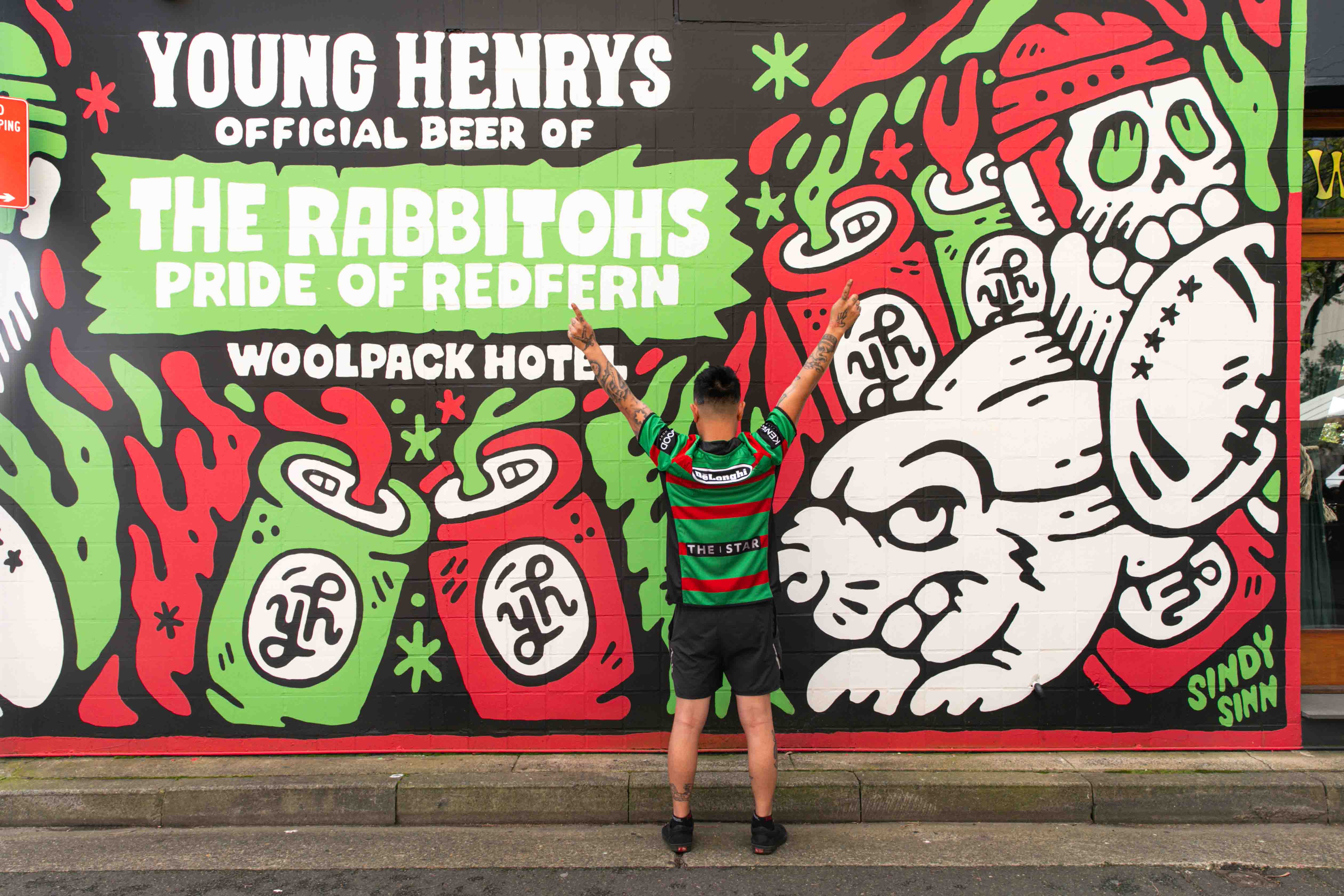 Young Henrys Mural Rabbitohs